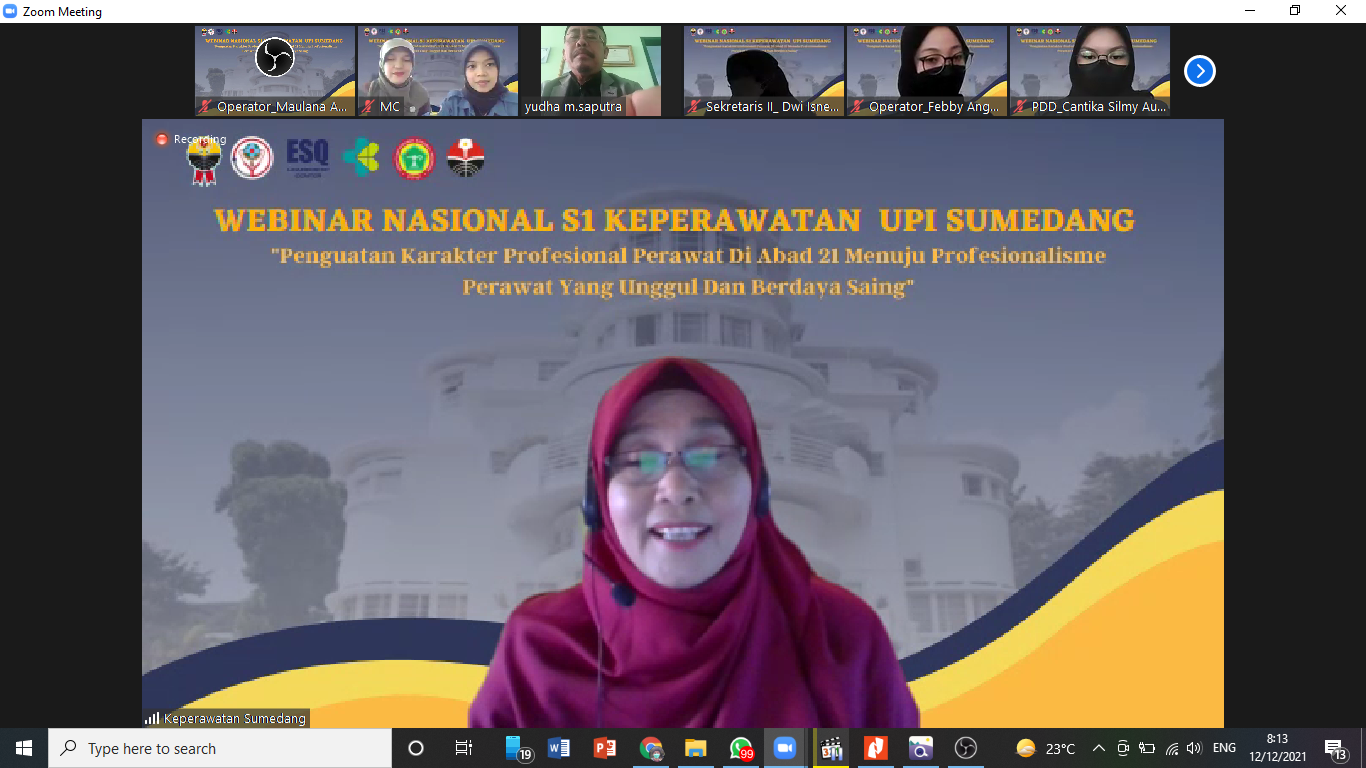 Webinar Nasional S1 Keperawatan Tahun 2021 – Keperawatan Upi Sumedang